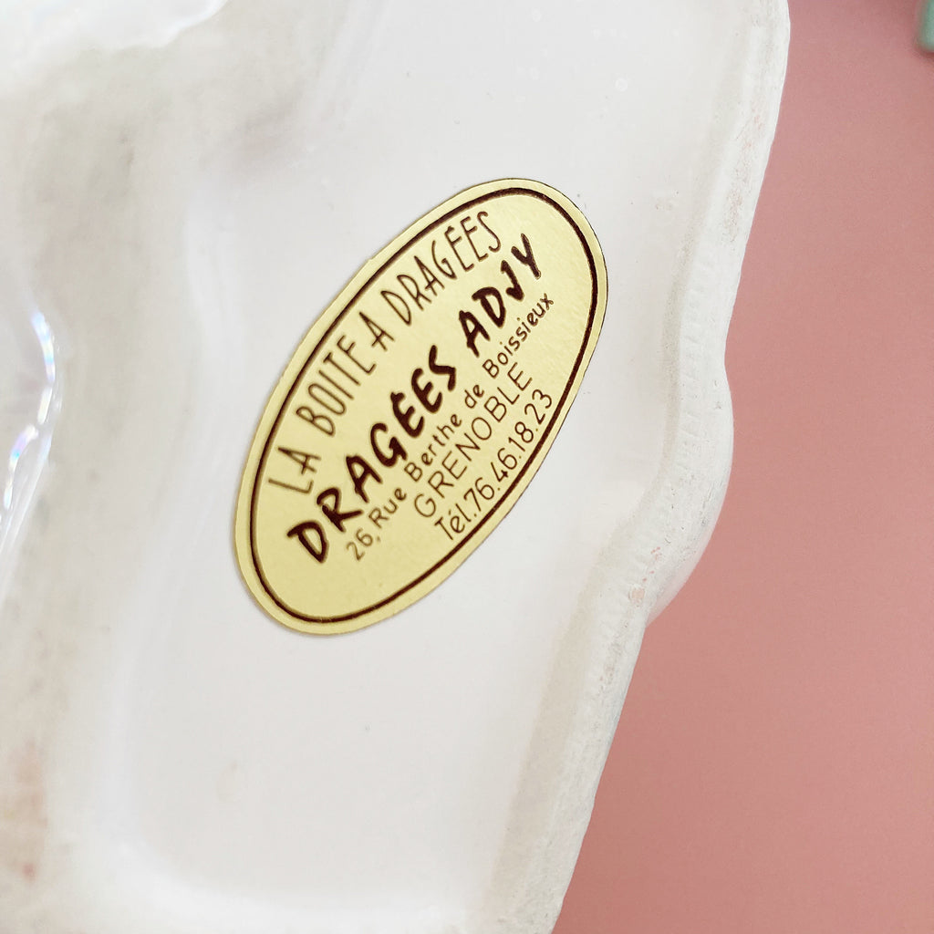 vase coquillage vintage fabrication francaise